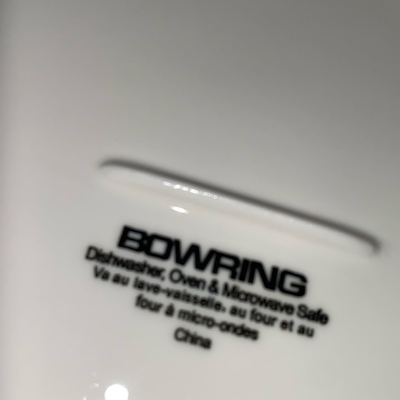 Pier 1 retired rectangular serving platter or plates. White with embossing - Picture 5 of 7